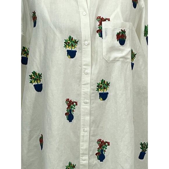 SEZANE x MOMONI Sz 40 8 Maxine Shirt Dress Jardini NWT - Picture 9 of 14